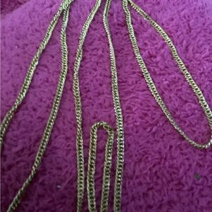 Necklace , long ,gold Colour ,